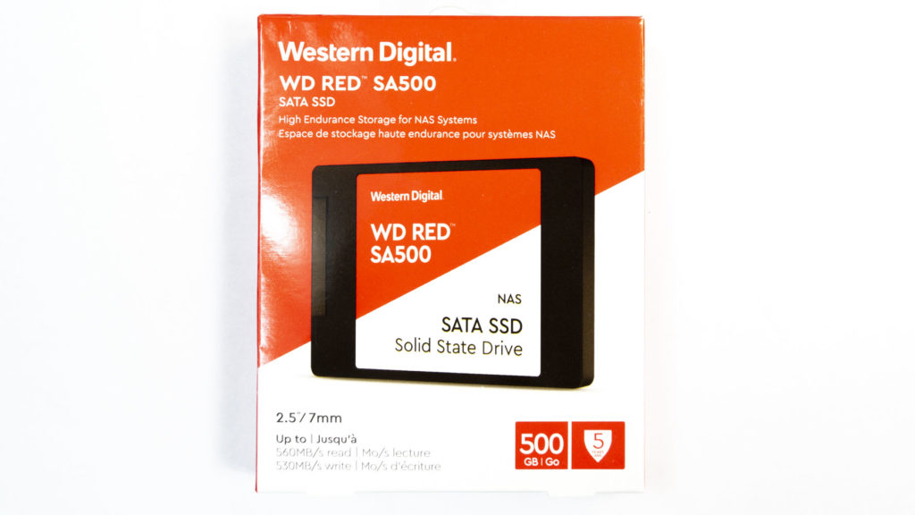 Упаковка NAS SSD WD Red SA500 500Gb WDS500G1R0A