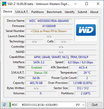 SSD-Z NAS SSD WD Red SA500 500Gb WDS500G1R0A
