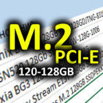 Сравнительная таблица M.2 NVMe PCI-E 3.0 SSD 120-128GB